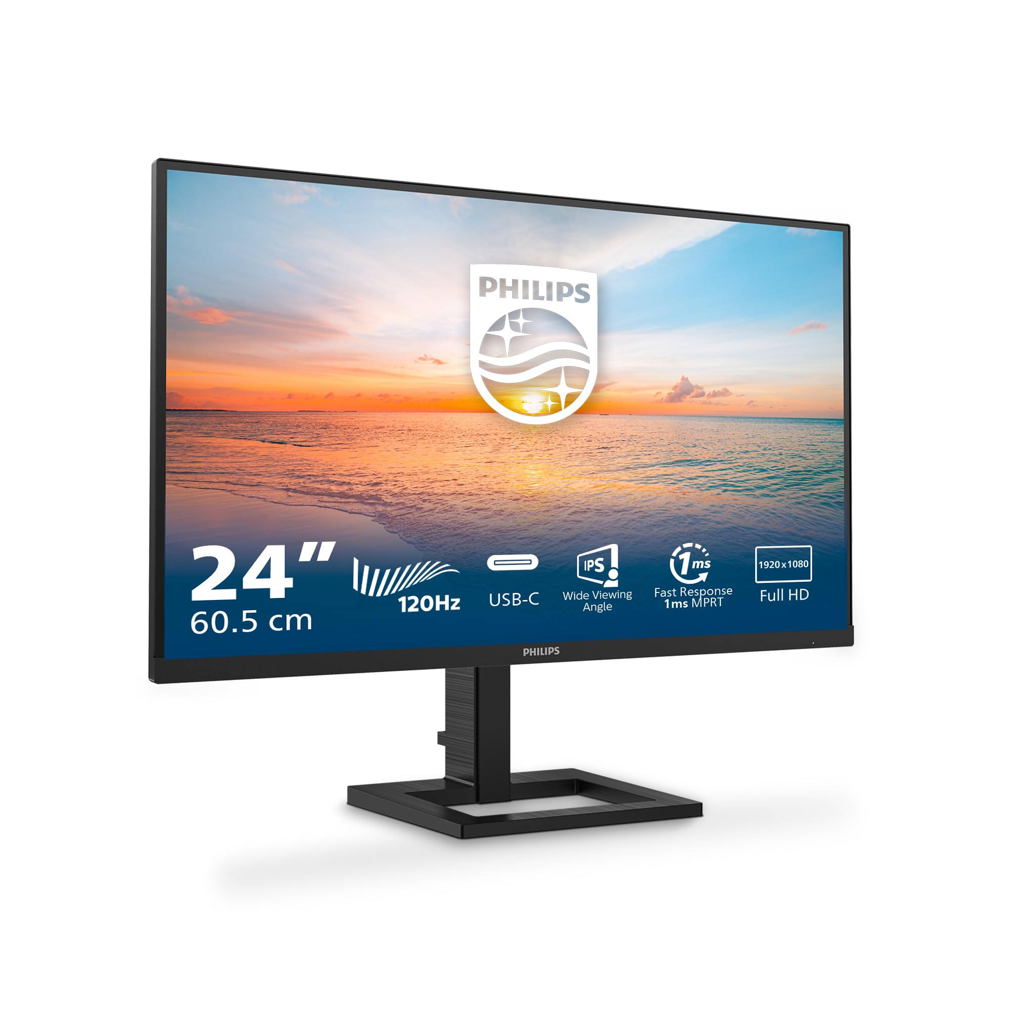 PHILIPS 24E1N1300AM - 24 inch FHD monitor, speakers (1920x1080